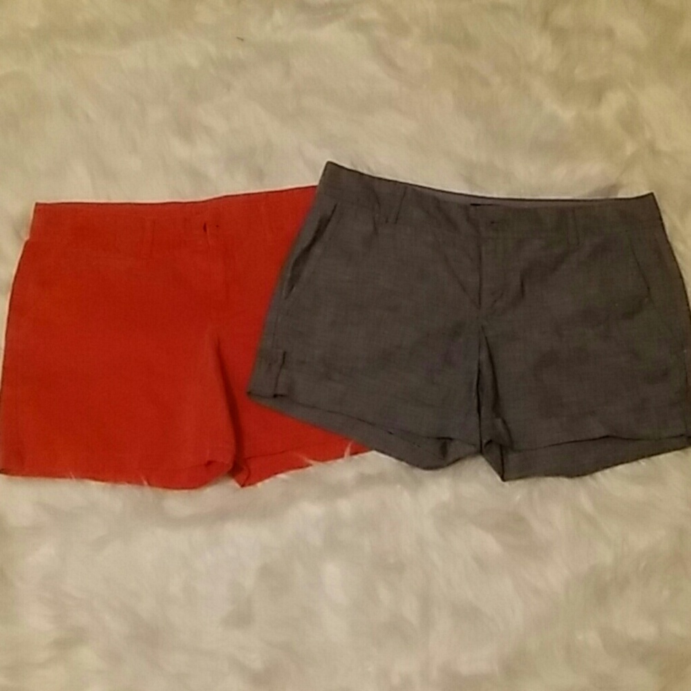 Size 6 merona and banana republic short shorts.